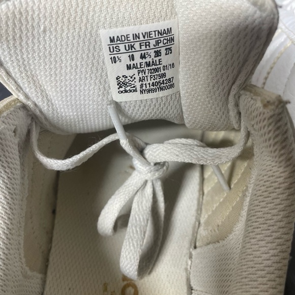 Adidas Samoa White US Mens Size 10.5 F37599 - Picture 11 of 13